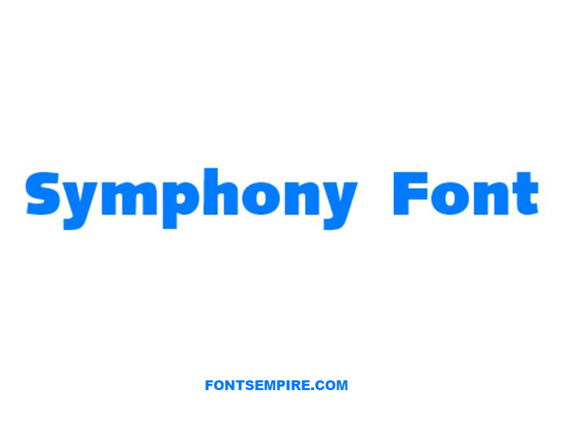 Symphony Font Family Free Download