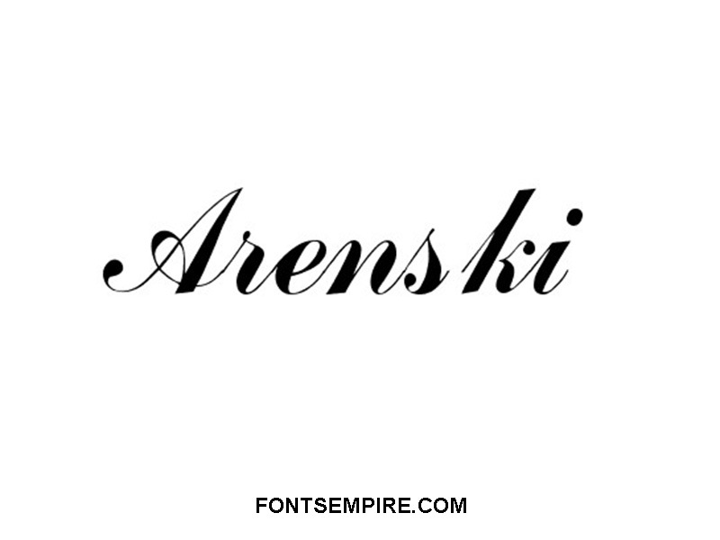 Arenski Font Family Free Download