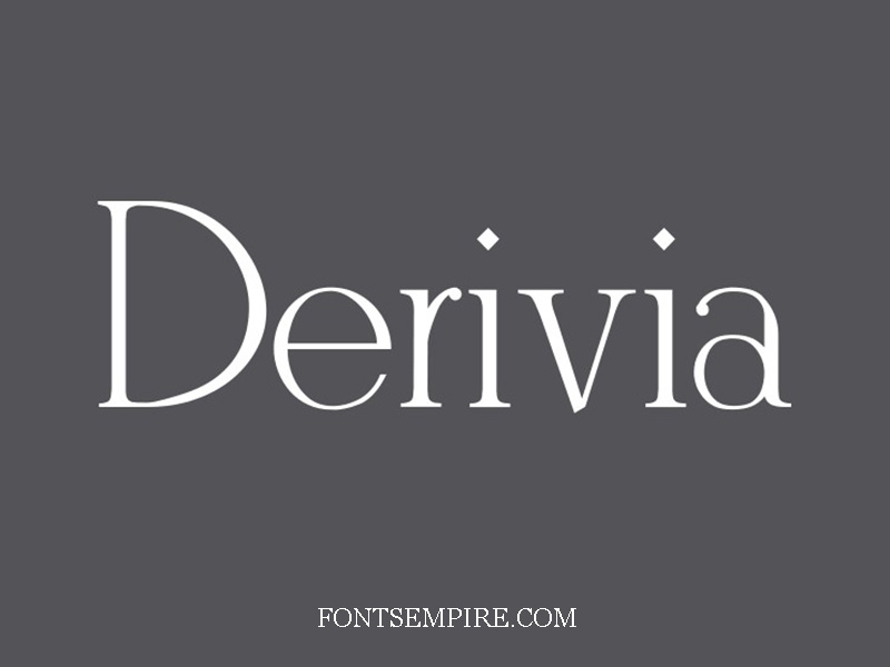Derivia Font Family Free Download