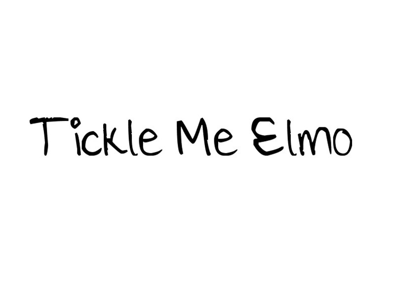 sesame street elmo font