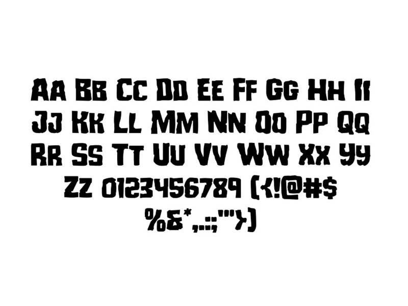 Monster Hunter Font Family Download