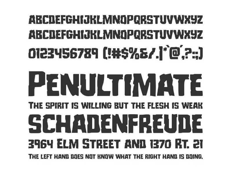 Monster Hunter Font Free Download