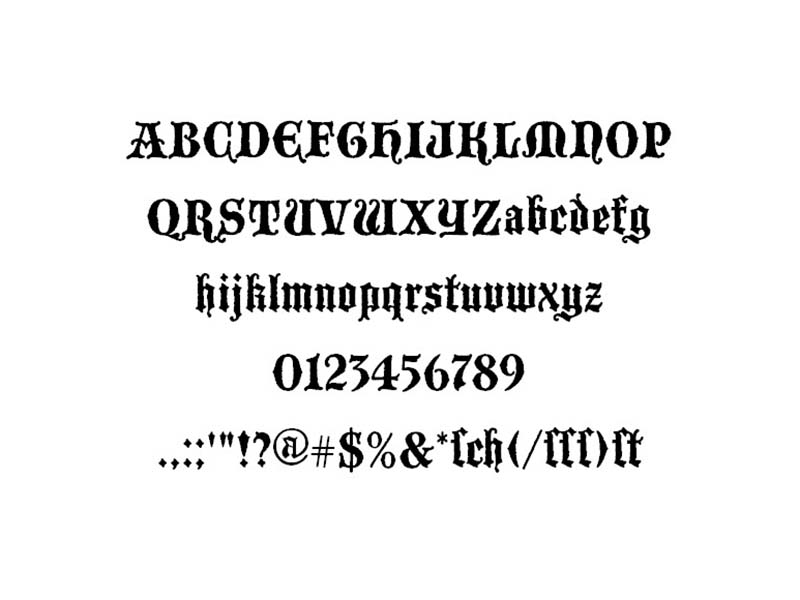 Blackwood Castle Font Family Download