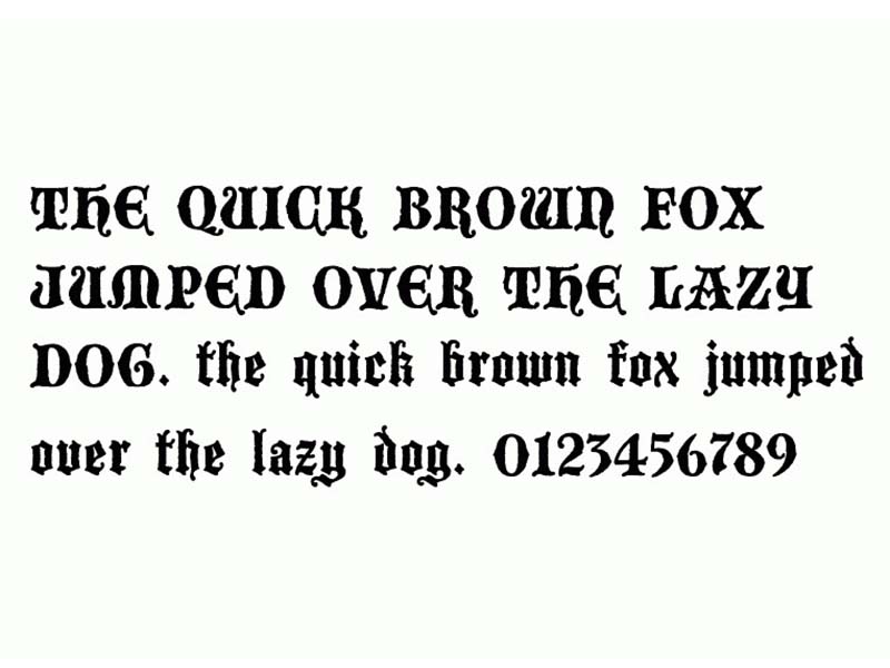 Blackwood Castle Font Free Download