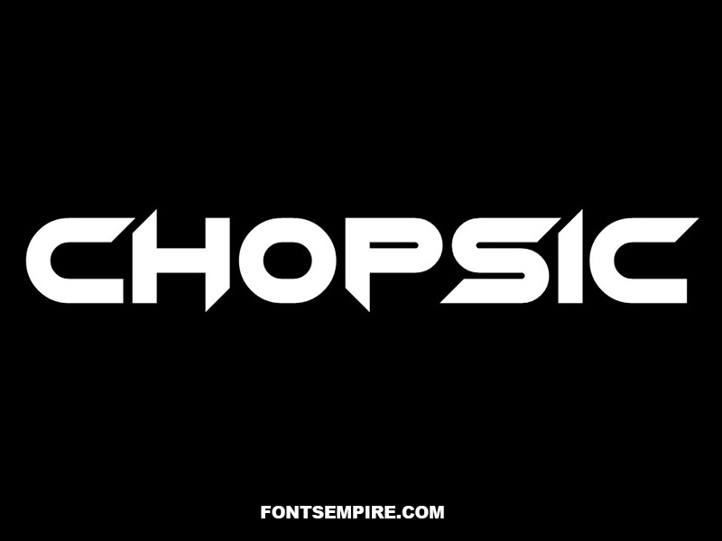 Chopsic Font Family Free Download