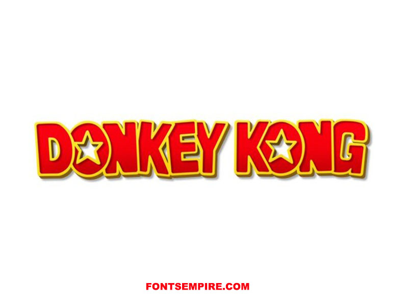 Donkey Kong Font Family Free Download