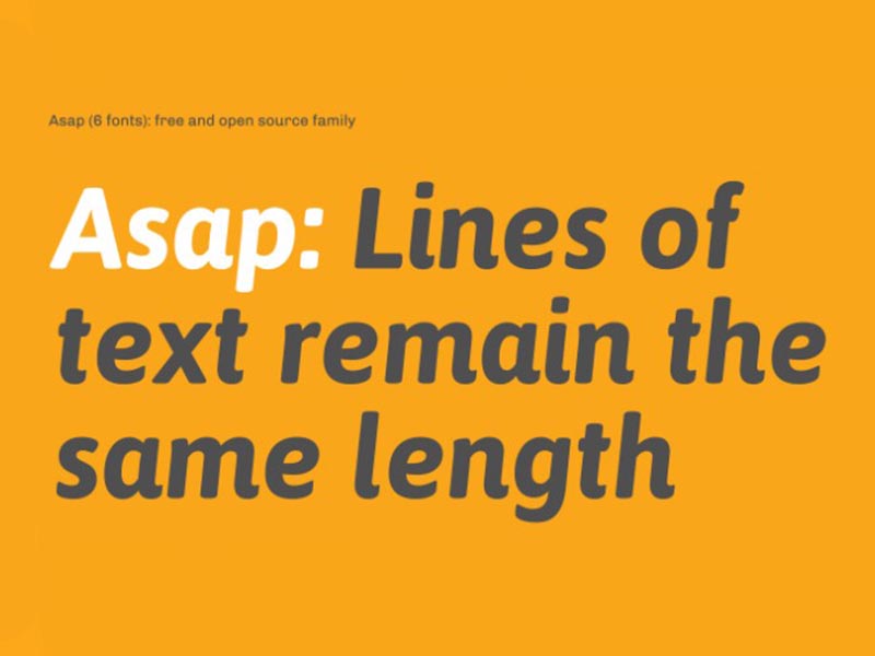 Asap Font Family Download