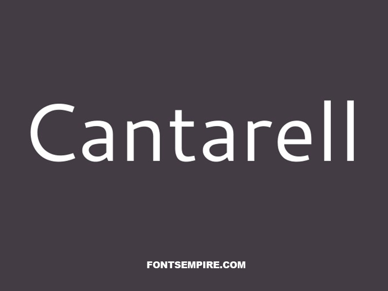 Cantarell Font Family Free Download