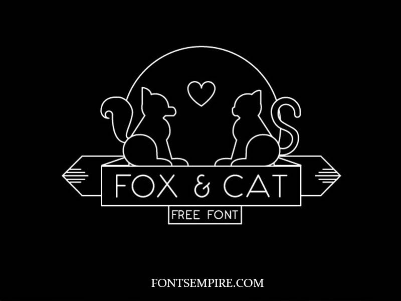 Fox And Cat Font Family Free Download