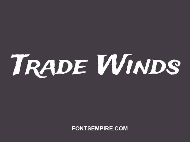 Trade Winds Font Family Free Download