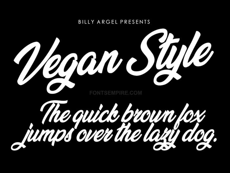 Vegan Style Font Family Free Download