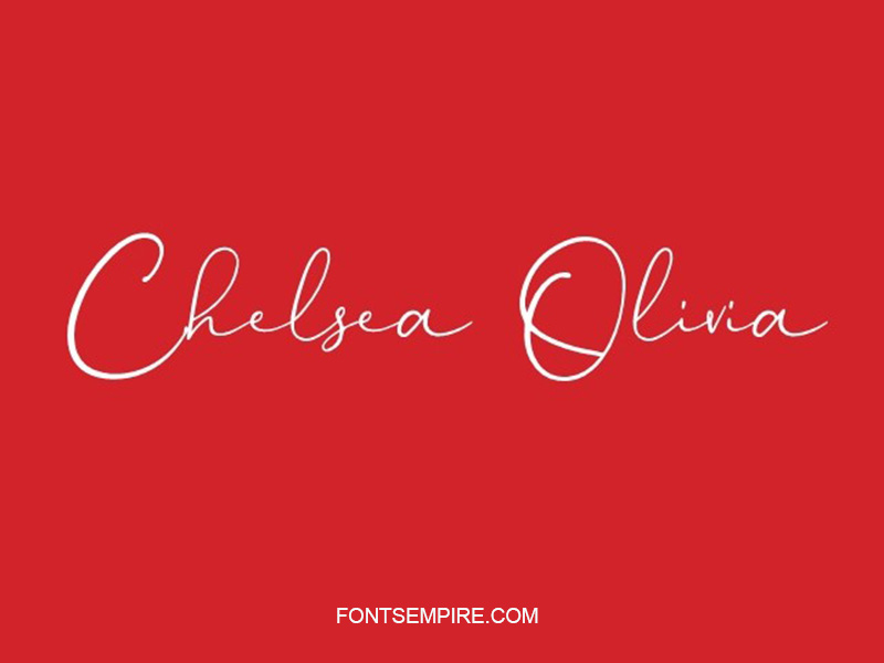 Chelsea Olivia Font Family Free Download