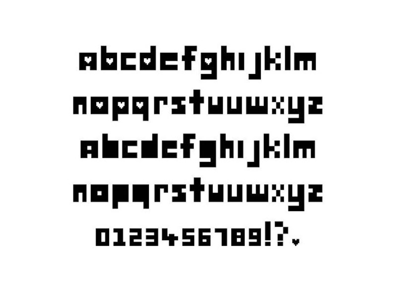 Deltarune Font Family Download