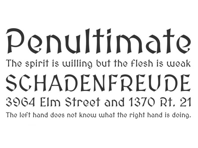 Medieval Sharp Font Family Download