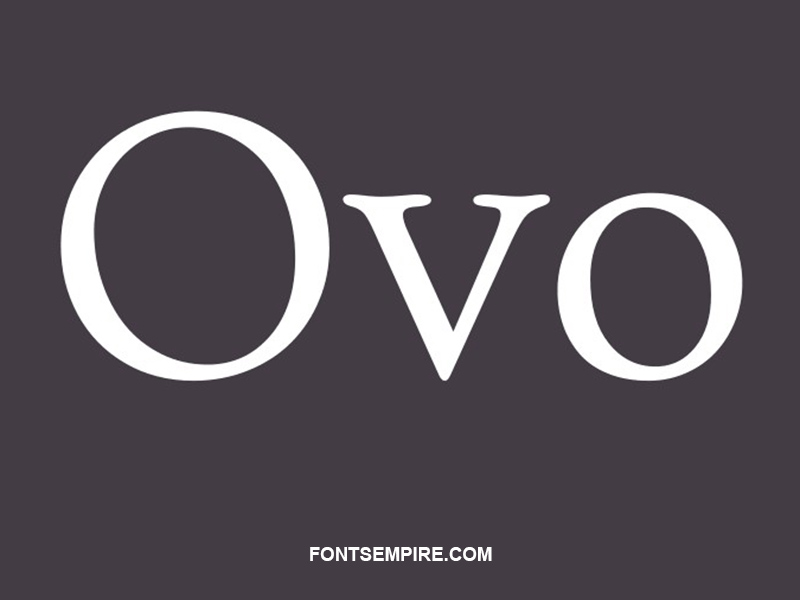 Ovo Font Family Free Download