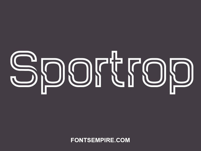 Sportrop Font Family Free Download