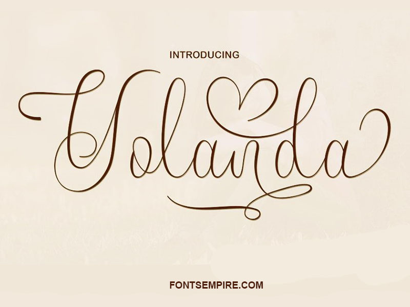Yolanda Font Family Free Download