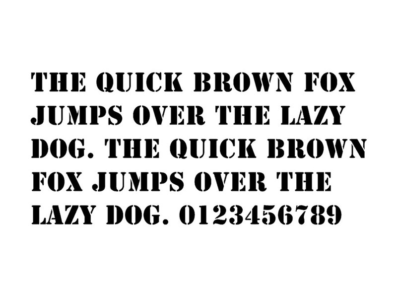 A Team Font Free Download