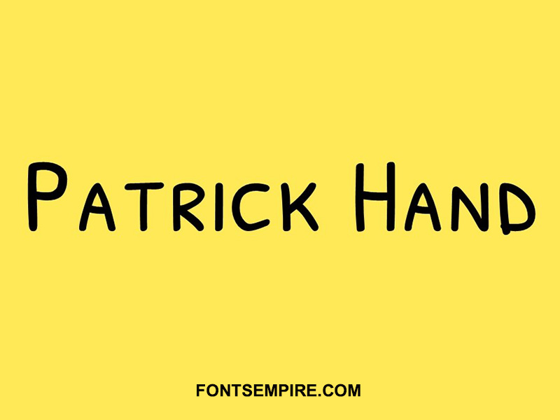 Patrick Hand SC Font Family Free Download