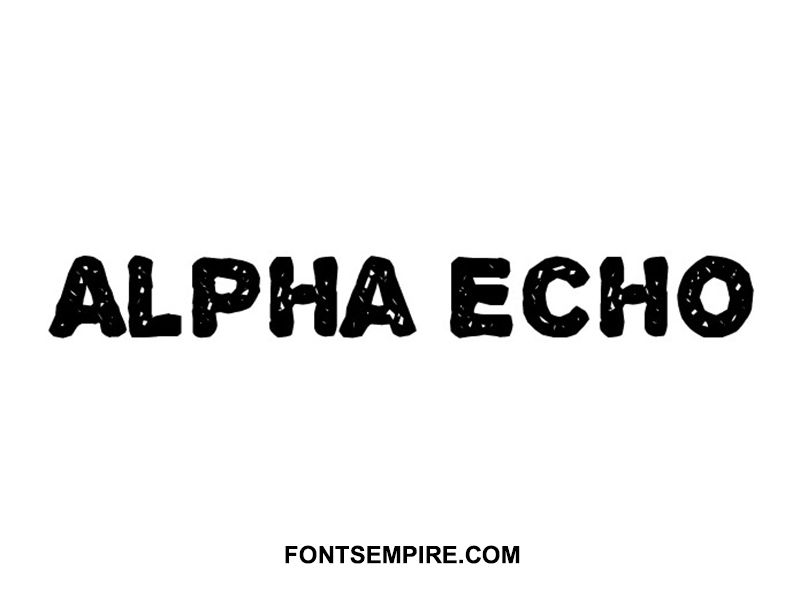 Alpha Echo Font Family Free Download