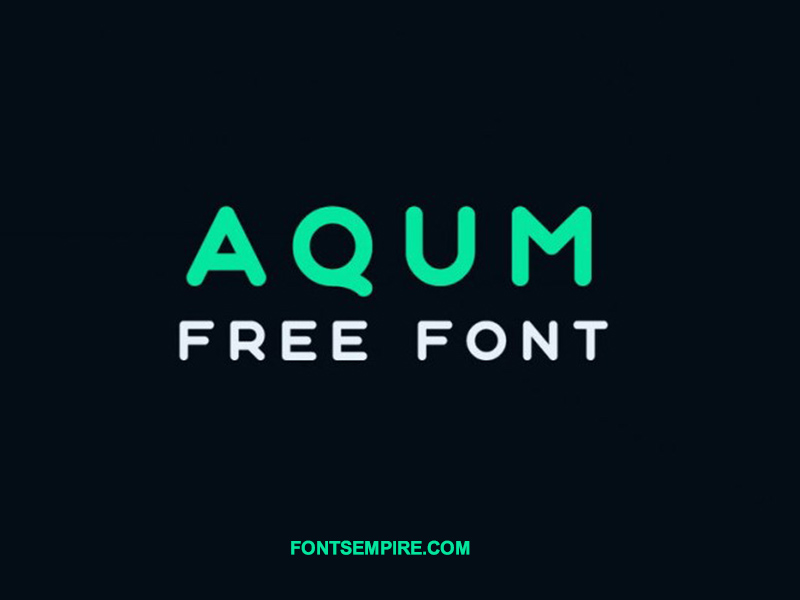 Aqum Font Family Free Download