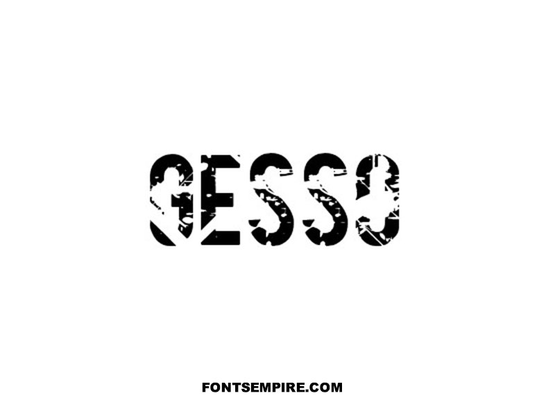 Gesso Font Family Free Download