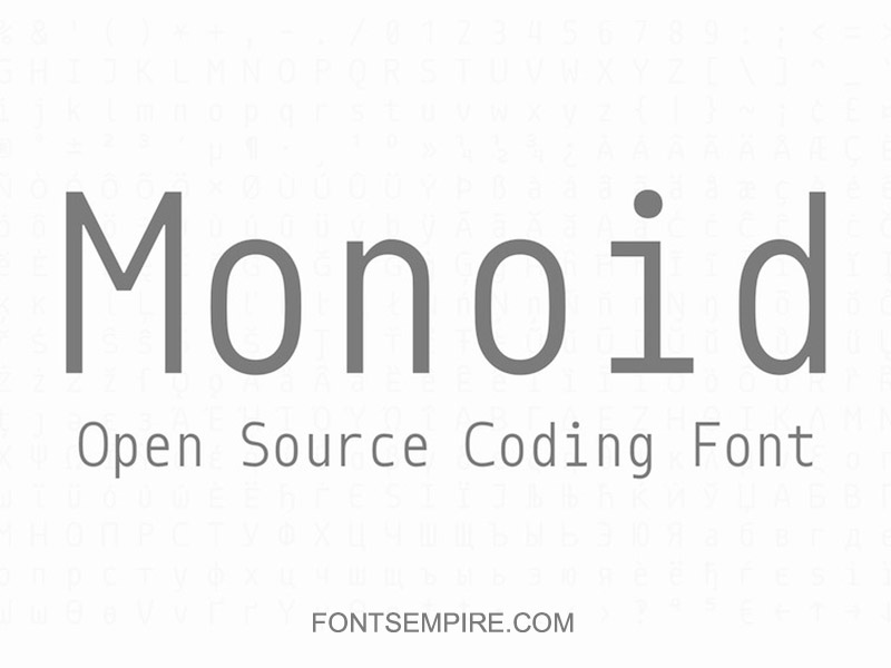 Monoid Font Family Free Download