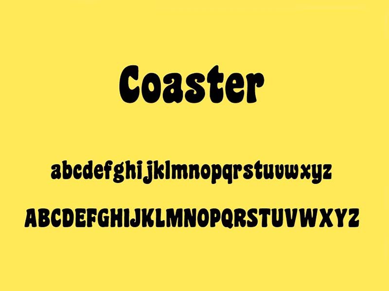 Coaster Font Family Download