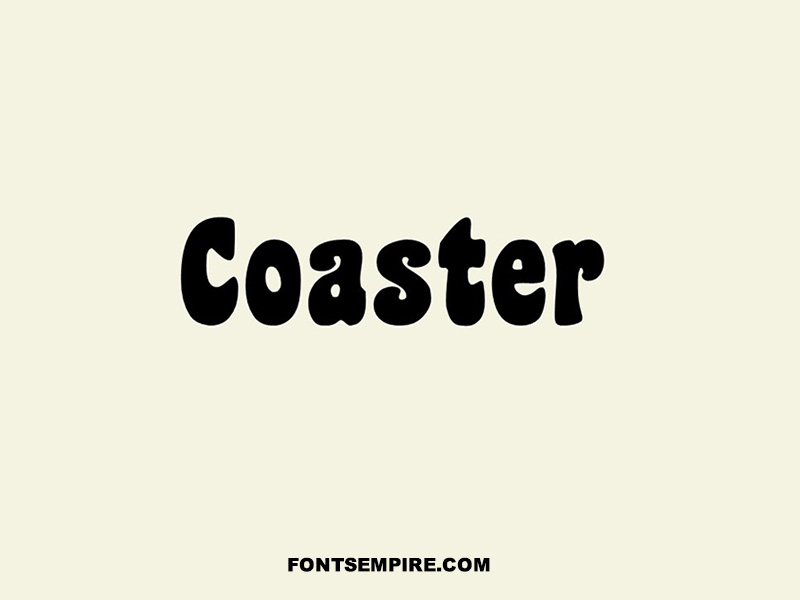 Coaster Font Family Free Download