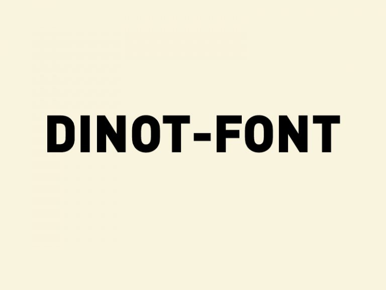dinot font free download mac