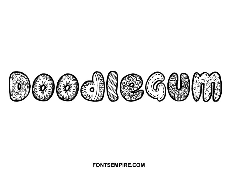 Doodlegum Font Family Free Download