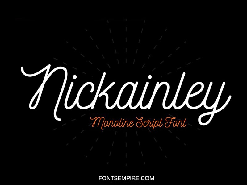 Nickainley Script Font Free Download Fonts Empire