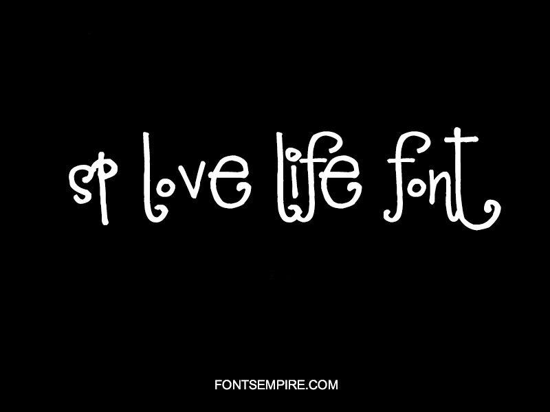 SP Love Life Font Family Free Download