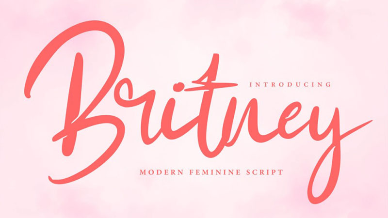 Britney Font Family Free Download