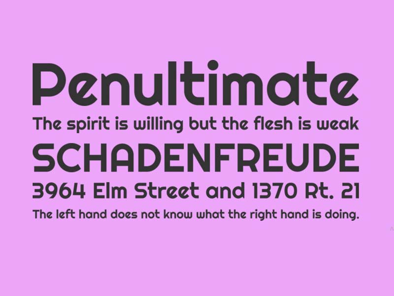 Righteous Font Family Download