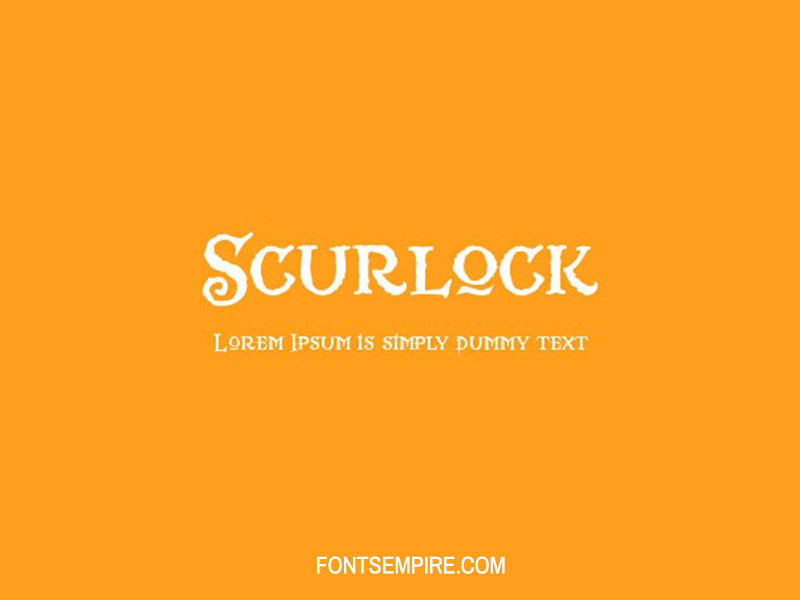 Scurlock Font Family Free Download