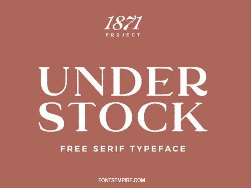 Under Stock Font Family Free Download
