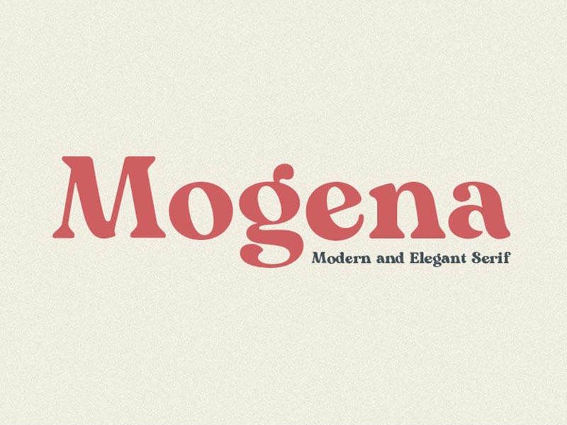 Mogena Font Family Free Download