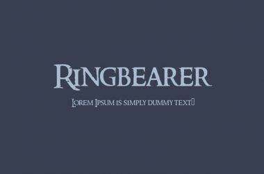Ringbearer Font Family Free Download