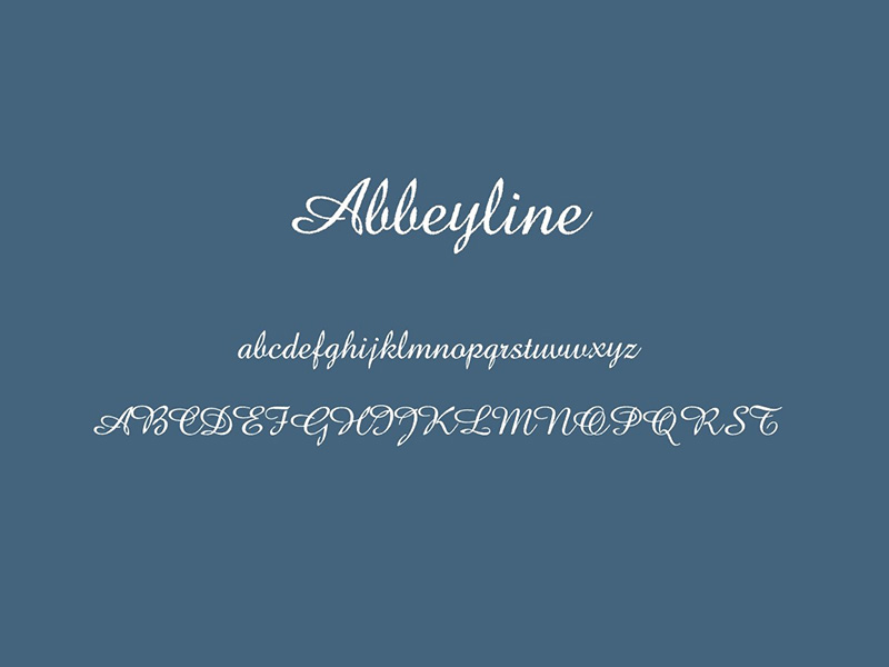 Abbeylin Font Family Download