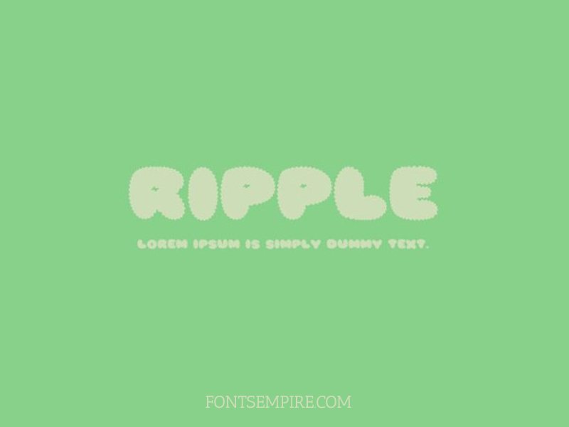Ripple Font Family Free Download