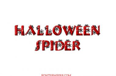 Halloween Spider Font Family Free Download