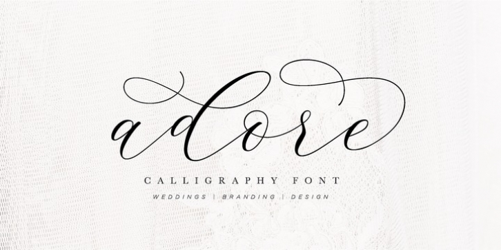 Adore Calligraphy Font Download - Fonts Empire