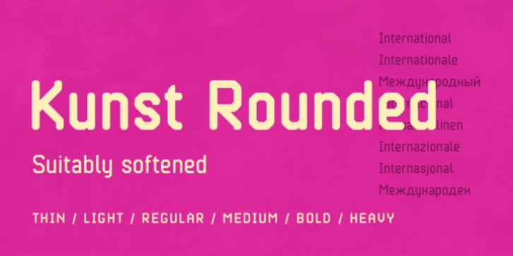 Kunst Rounded Font Download - Fonts Empire