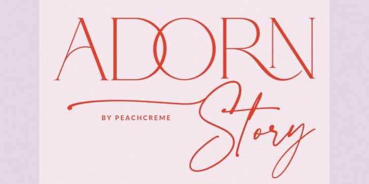 Adorn Story Font, Webfont & Desktop